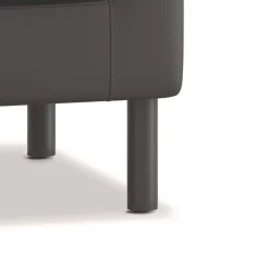 Clearance 23 in. x 23 in. x 17.5 in. Parkwyn Series Ottoman - Black Office Furniture & Lighting