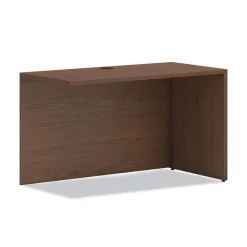 Best 48 in. x 24 in. x 29 in. Reversible (Left or Right) Mod Return Shell - Sepia Walnut Office Furniture & Lighting