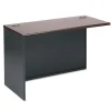 Discount 38000 Series 48 in. x 24 in. x 29.5 Left Return Shell - Mahogany/Charcoal Office Furniture & Lighting
