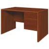 Sale 10700 Series 48 in. x 30 in. x 29.5 in. Single 3-Quarter Height Right Pedestal Desk - Cognac Office Furniture & Lighting