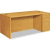 New 10700 Series 72 in. x 36 in. x 29.5 in. Single Full-Height Right Pedestal Desk - Harvest Office Furniture & Lighting
