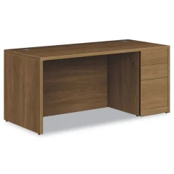 New 10500 Series 66 in. x 30 in. x 29.5 in. Single Pedestal Desk - Pinnacle Office Furniture & Lighting
