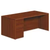 Clearance 10700 Series 72 in. x 36 in. x 29.5 in. Single Full-Height Left Pedestal Desk - Cognac Office Furniture & Lighting