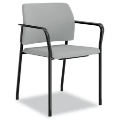 Clearance Accommodate Series 23.5 in. x 22.25 in. x 32 in. Guest Chair with Arms - Flint Seat/Back/Charblack Legs (2/Carton) Office Furniture & Lighting