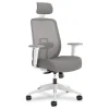 Best Altern Mesh Back Task Chair, 17.95 to 21.1 Seat Height, Gray Seat, Gray/White Back, White Base Office Furniture & Lighting