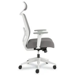 Best Altern Mesh Back Task Chair, 17.95 to 21.1 Seat Height, Gray Seat, Gray/White Back, White Base Office Furniture & Lighting