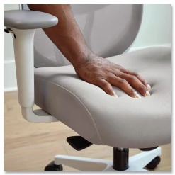 Best Altern Mesh Back Task Chair, 17.95 to 21.1 Seat Height, Gray Seat, Gray/White Back, White Base Office Furniture & Lighting