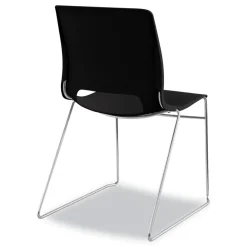 Best Between Seated-Height X-Base with 30 in. Diameter Between Round Table Top and Motivate High-Density Stacking Chair Bundle (4 Chairs/Carton) Office Furniture & Lighting