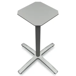 Best Between Seated-Height X-Base with 30 in. Diameter Between Round Table Top and Motivate High-Density Stacking Chair Bundle (4 Chairs/Carton) Office Furniture & Lighting