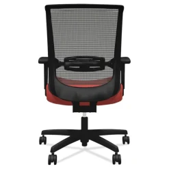 Clearance Convergence 275 lbs. Capacity Synchro-Tilt Mid-Back Task Chair - Red/Black Office Furniture & Lighting