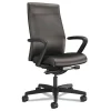 Ignition 2.0 17 in. - 22 in. Seat Height, Supports Up to 300 lbs., Upholstered Mid-Back Task Chair - Black Office Furniture & Lighting