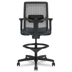Clearance Ignition 2.0 ReActiv 22.88 in. to 31.75 in. Seat Height Low-Back Task Stool - Elysian Seat/Charcoal Back/Black Base Office Furniture & Lighting