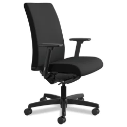Best Ignition Series 17 in. to 22 in. Seat Height Supports Up to 300 lb Mid-Back Work Chair - Black Office Furniture & Lighting
