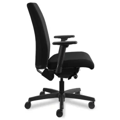 Best Ignition Series 17 in. to 22 in. Seat Height Supports Up to 300 lb Mid-Back Work Chair - Black Office Furniture & Lighting