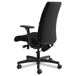 Best Ignition Series 17 in. to 22 in. Seat Height Supports Up to 300 lb Mid-Back Work Chair - Black Office Furniture & Lighting