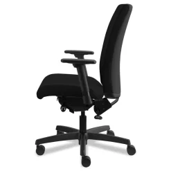 Best Ignition Series 17 in. to 22 in. Seat Height Supports Up to 300 lb Mid-Back Work Chair - Black Office Furniture & Lighting