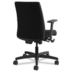 Hot Ignition Series 17 in. to 21.5 in. Seat Height Supports Up to 300 lb Fabric Low-Back Task Chair - Black Office Furniture & Lighting