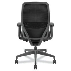 Best Nucleus Series 16.63 to 21.13 Seat Height Supports Up to 300 lb Recharge Task Chair - Black Seat/Back, Black Base Office Furniture & Lighting