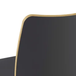 Clearance Ruck 30 in. Seat Height Supports Up to 300 lbs. Laminate Stool - Charcoal Seat/Back, Silver Base Office Furniture & Lighting