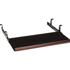 21.5w x 10d Laminate Slide-Away Keyboard Platform - Mahogany Office Furniture & Lighting