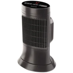 Online 750 - 1500 Watts 10 in. x 7-5/8 in. x 14 in. Digital Ceramic Mini Tower Heater - Black Heaters