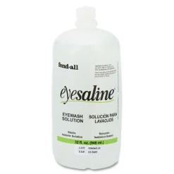 Outlet 32 oz. Bottle Fendall Eyesaline Eyewash Saline Solution Bottle Refill Emergency Response