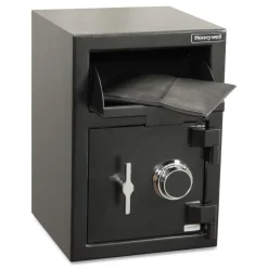 14 x 14.2 x 20 Steel Depository Safe with Combo Lock - Black Safes