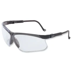 New Genesis Safety Eyewear - Black Nylon Frame/Clear Polycarbonate Lens Eye Protection
