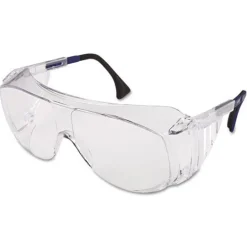 New Ultraspec 2001 OTG Safety Eyewear - Clear/Black Frame, Clear Lens Eye Protection