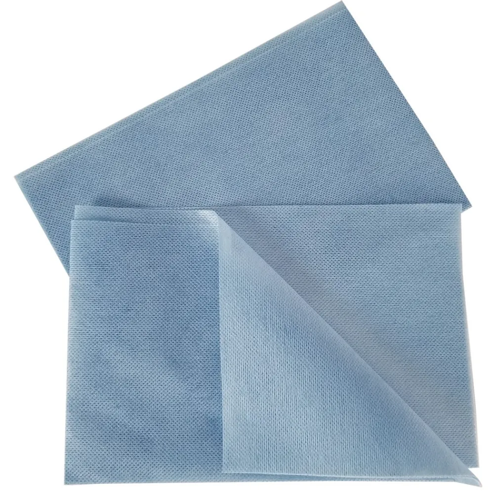 Hot 13 in. x 21 in. 1-Ply Deluxe Foodservice Wiper - Blue (150/Carton) Cleaning & Janitorial Supplies