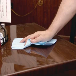 Hot 13 in. x 21 in. 1-Ply Deluxe Foodservice Wiper - Blue (150/Carton) Cleaning & Janitorial Supplies