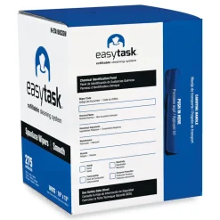 Online 10 in. x 12 in. 1-Ply Easy Task Center-Pull A100 Wiper - White Cleaning & Janitorial Supplies