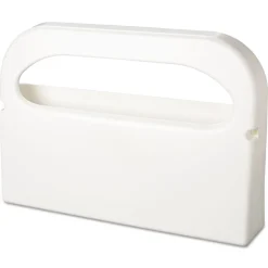 Health Gards 16 in. x 3.25 in. x 11.5 in. Half-Fold Toilet Seat Cover Dispenser - White (2/Box) Cleaning & Janitorial Supplies
