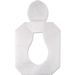 Clearance Health Gards Half-Fold 14.25 in. x 16.5 in. Toilet Seat Covers - White (1000/Carton) Cleaning & Janitorial Supplies