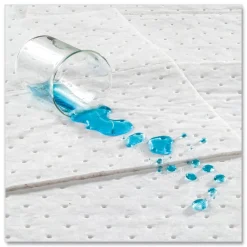 Sale TASKBrand 15 in. x 18 in. 0.21-Gallon Industrial Oil Only Sorbent Pad - White (100/CT) Cleaning & Janitorial Supplies