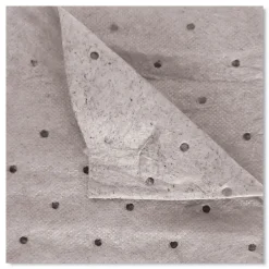 Best TASKBrand All Sorb 15 in. x 18 in. 0.22-Gallon Industrial Sorbent Pad - Gray (100/Pack) Cleaning & Janitorial Supplies