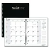 Best 11 in. x 8.5 in. 14-Month (Jul 2025-Aug 2026) Wirebound Academic Monthly Planner - Black Cover Calendars & Planners