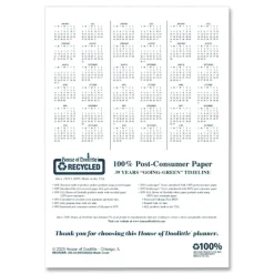 Best 11 in. x 8.5 in. 14-Month (Jul 2025-Aug 2026) Wirebound Academic Monthly Planner - Black Cover Calendars & Planners