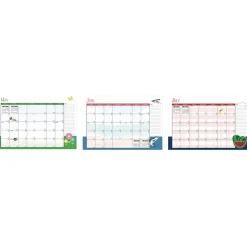 New 10 in. x 7 in. 12-Month (Jan to Dec) 2026 Seasonal Monthly Planner - Illustrated Seasons Artwork/Light Blue Cover Calendars & Planners
