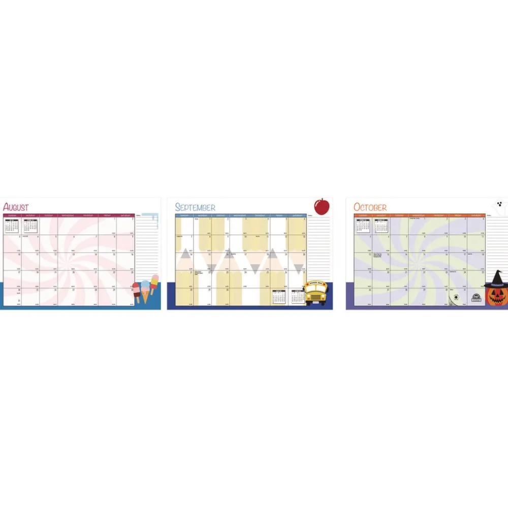 New 10 in. x 7 in. 12-Month (Jan to Dec) 2026 Seasonal Monthly Planner - Illustrated Seasons Artwork/Light Blue Cover Calendars & Planners