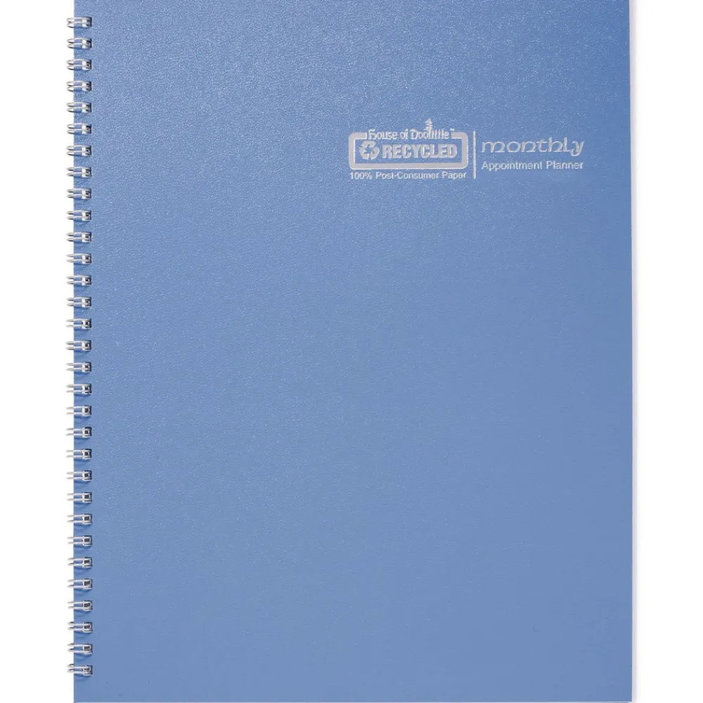 New 10 in. x 7 in. 12-Month (Jan to Dec) 2026 Seasonal Monthly Planner - Illustrated Seasons Artwork/Light Blue Cover Calendars & Planners