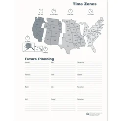 Discount 11 in. x 8.5 in. 14-Month (Dec 2025-Jan 2027) Recycled Ruled Monthly Planner - Black Cover Calendars & Planners