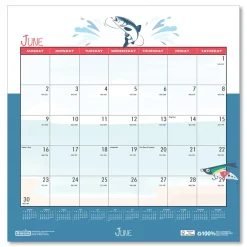 12 in. x 12 in. 12-Month (Jan-Dec 2026) Recycled Seasonal Wall Calendar Calendars & Planners