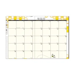 New 10 in. x 7 in. 12-Month (Aug 2025-Jul 2026) Recycled Academic Honeycomb Planner - Multicolor Cover Calendars & Planners