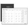 New 11 in. x 8.5 in. 14-Month (Dec 2025-Jan 2027) Recycled Ruled Planner with Leatherette Cover - Black Cover Calendars & Planners