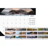 New Earthscapes 22 in. x 17 in. 12-Month (Jan-Dec) 2026 Recycled Monthly Desk Pad Calendar - Coastlines Photos Calendars & Planners