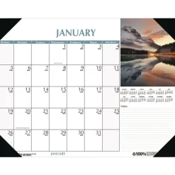 Outlet Earthscapes 22 in. x 17 in. 12-Month (Jan to Dec) 2026 Scenic Desk Pad Calendar - Scenic Photos Calendars & Planners