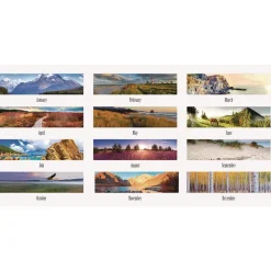 Discount Earthscapes 22 in. x 17 in. 12-Month (Jan-Dec) 2026 Recycled Monthly Desk Pad Calendar - Motivational Photos Calendars & Planners