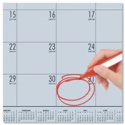 Best EcoTones 22 in. x 17 in. 12-Month (Jan to Dec) 2026 Recycled Monthly Desk Pad Calendar - Sunset Orchid/Cordovan Calendars & Planners