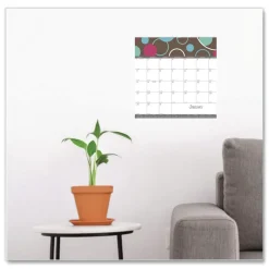 12-Month (Jan to Dec): 2026 12 in. x 12 in. Recycled Bubbleluxe Wall Calendar - White/Multicolor Sheets Calendars & Planners